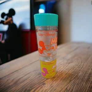 Disney Parks Walt Disney's Mickey Mouse 20 oz Plastic Water Bottle NEW